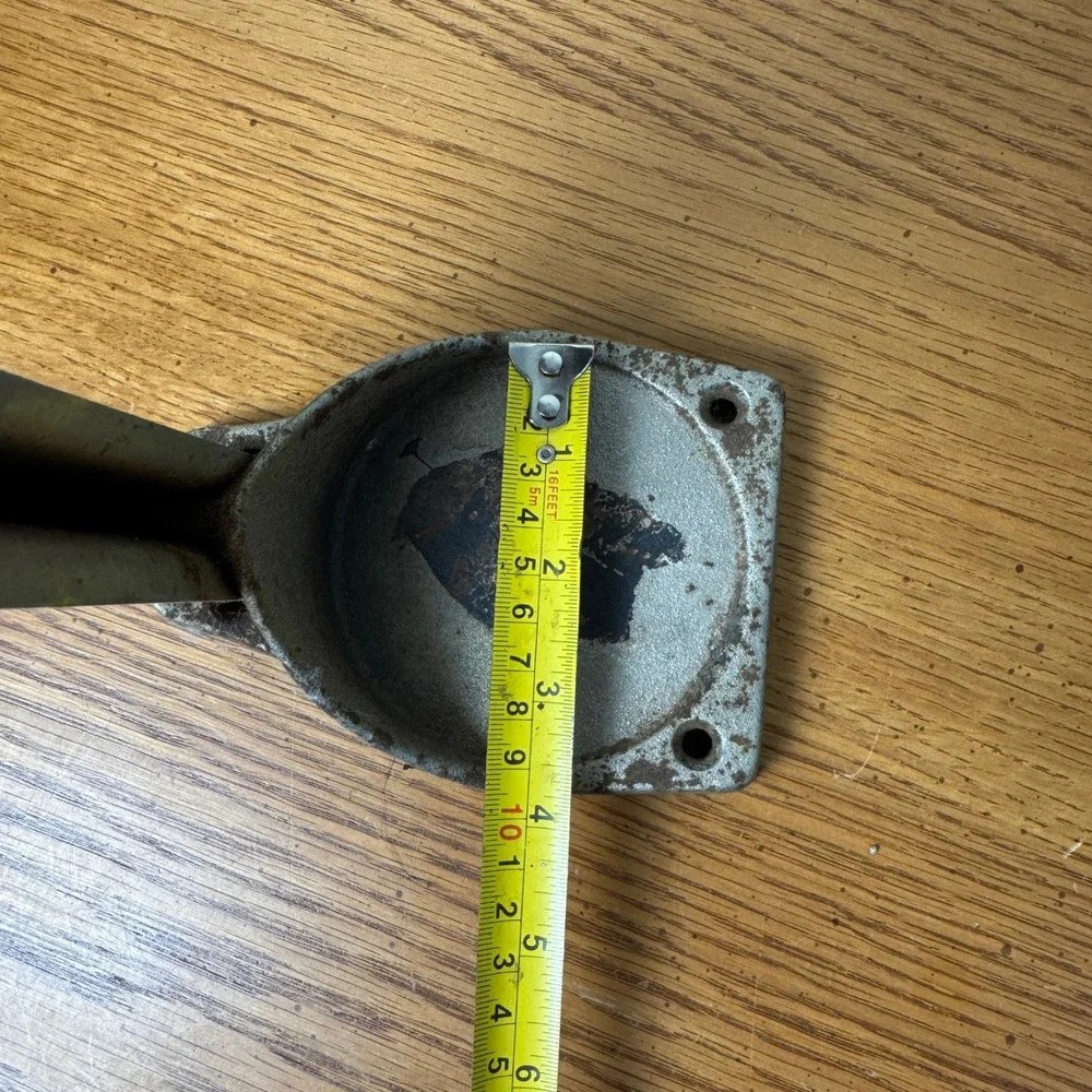 Vintage Industrial Cast Iron Bottle Capper Made in‎ USA Red Handle